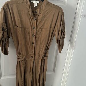 Tan jumpsuit